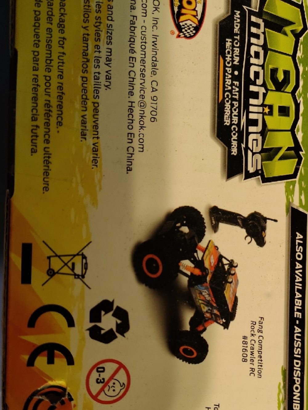 Machine Red and Black Remote Control Off-Road Racer - Picture 3 of 3